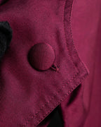 "JEAN PAUL GAULTIER FEMME"
 Waist different material switching design shirt