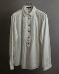 "BURBERRY" Frill design collarless blouse