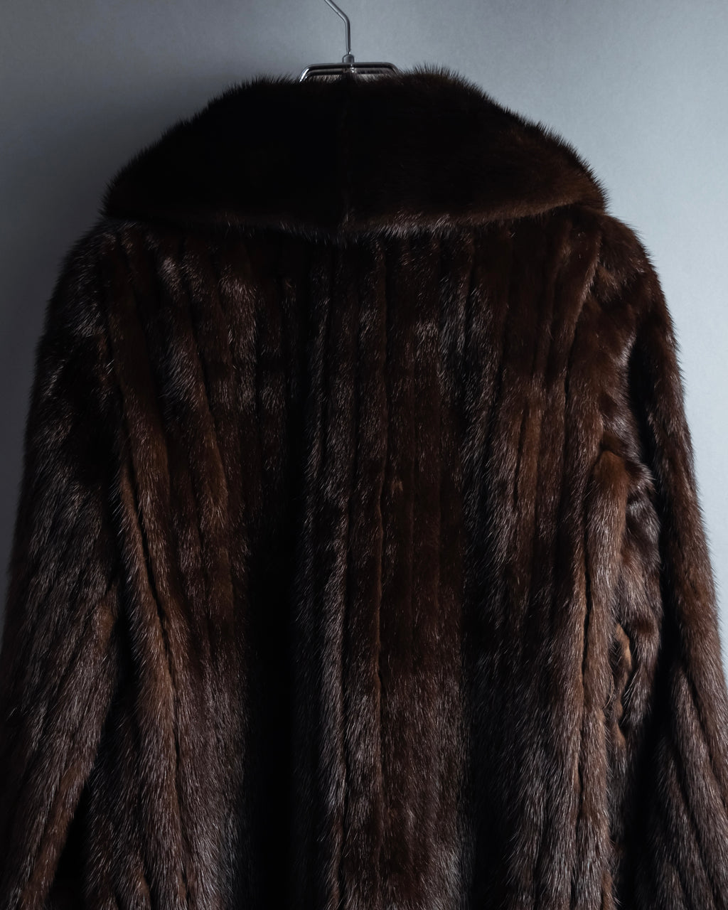 -SPECIAL- "Christian Dior Boutique Paris" 70's-80's Panel work design 100% mink fur coat