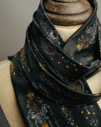 "Gianfranco Ferré" 90's Baroque print silk necktie