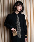 "ARMANI COLLEZIONI" Houndstooth wool necktie