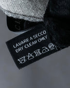 "GUCCI" GGpattern silk blend fringe stole