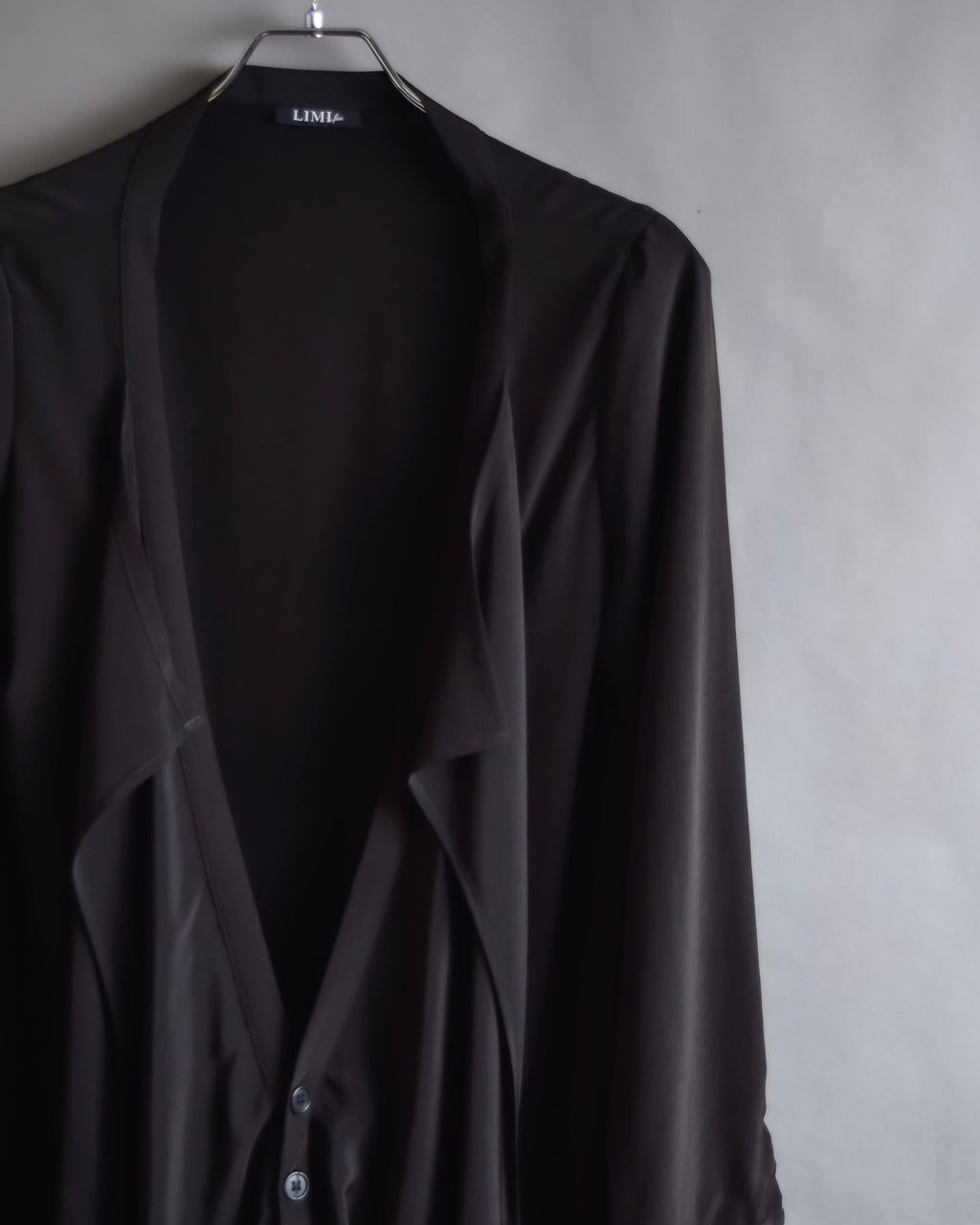 "LIMI feu" Draped asymmetric layered rayon dress