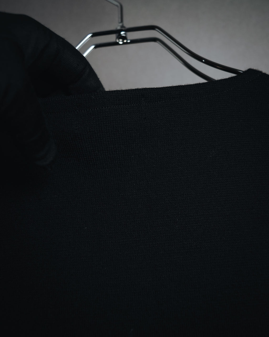 "HERMES" 00’s Minimal wool cashmere crewneck knit