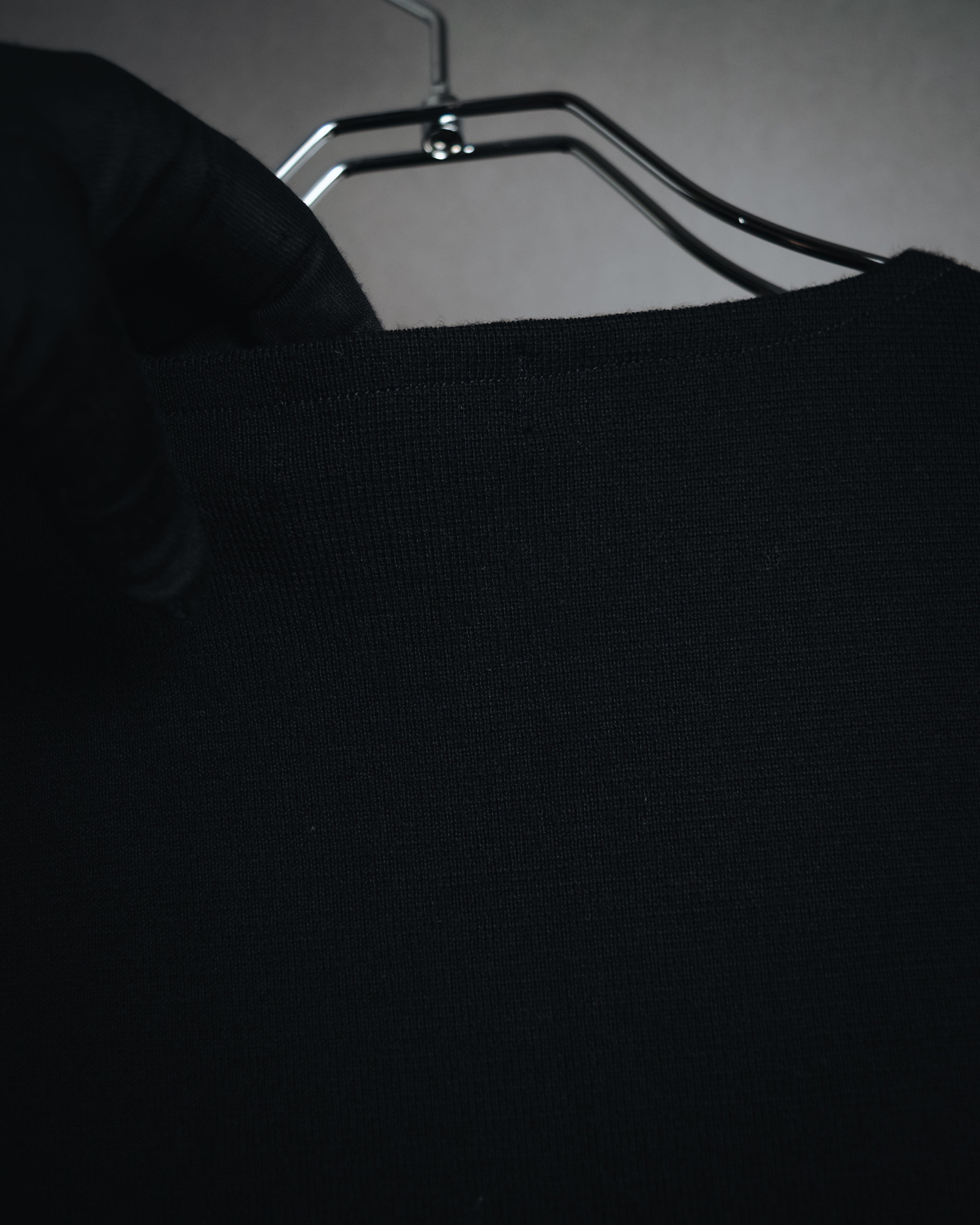 "HERMES" 00’s Minimal wool cashmere crewneck knit