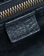 "CELINE" Gold buckle design large shoe bag shoulder bag