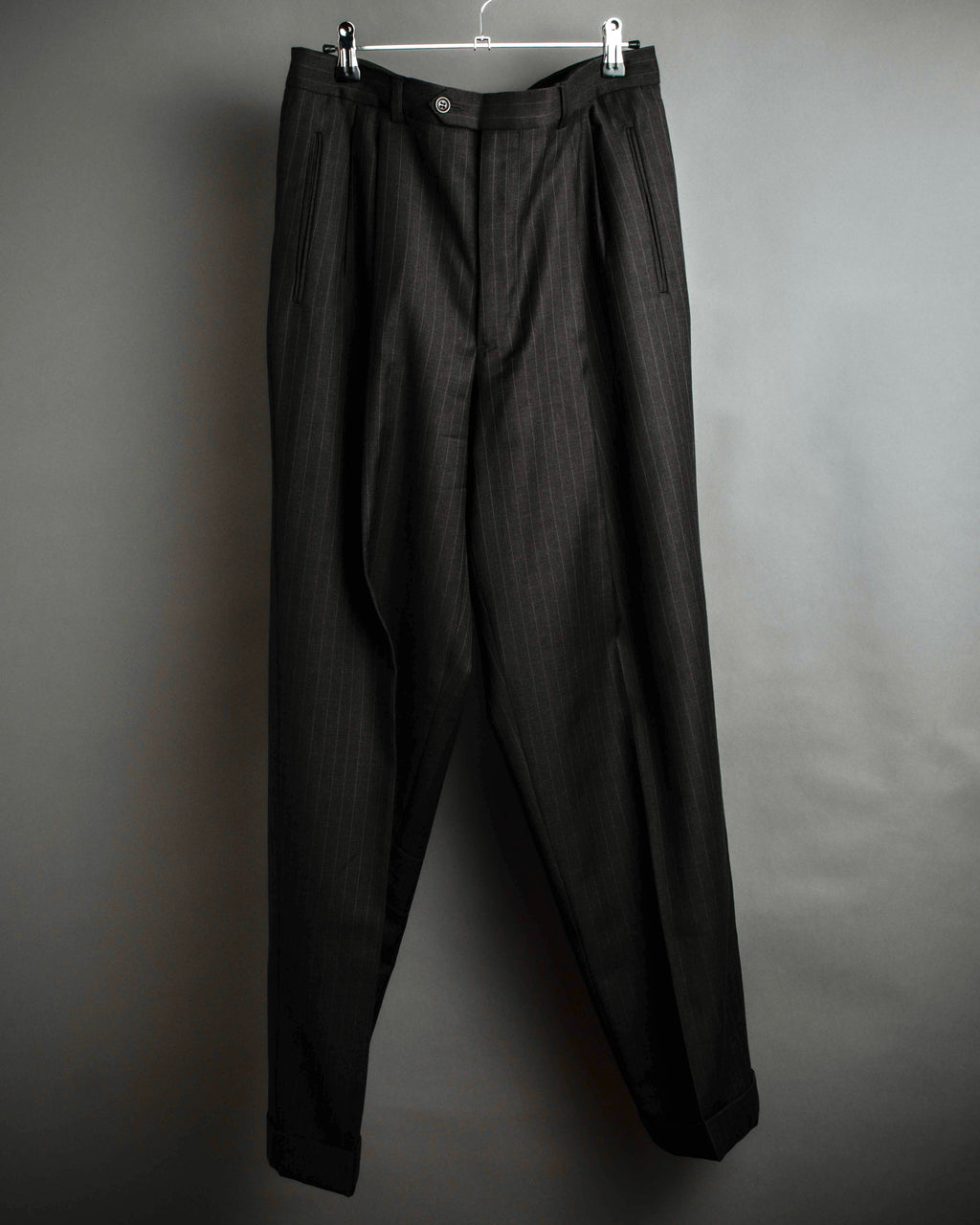 "ARMANI COLLEZIONI" Classic Italian tailoring stripe pattern set up