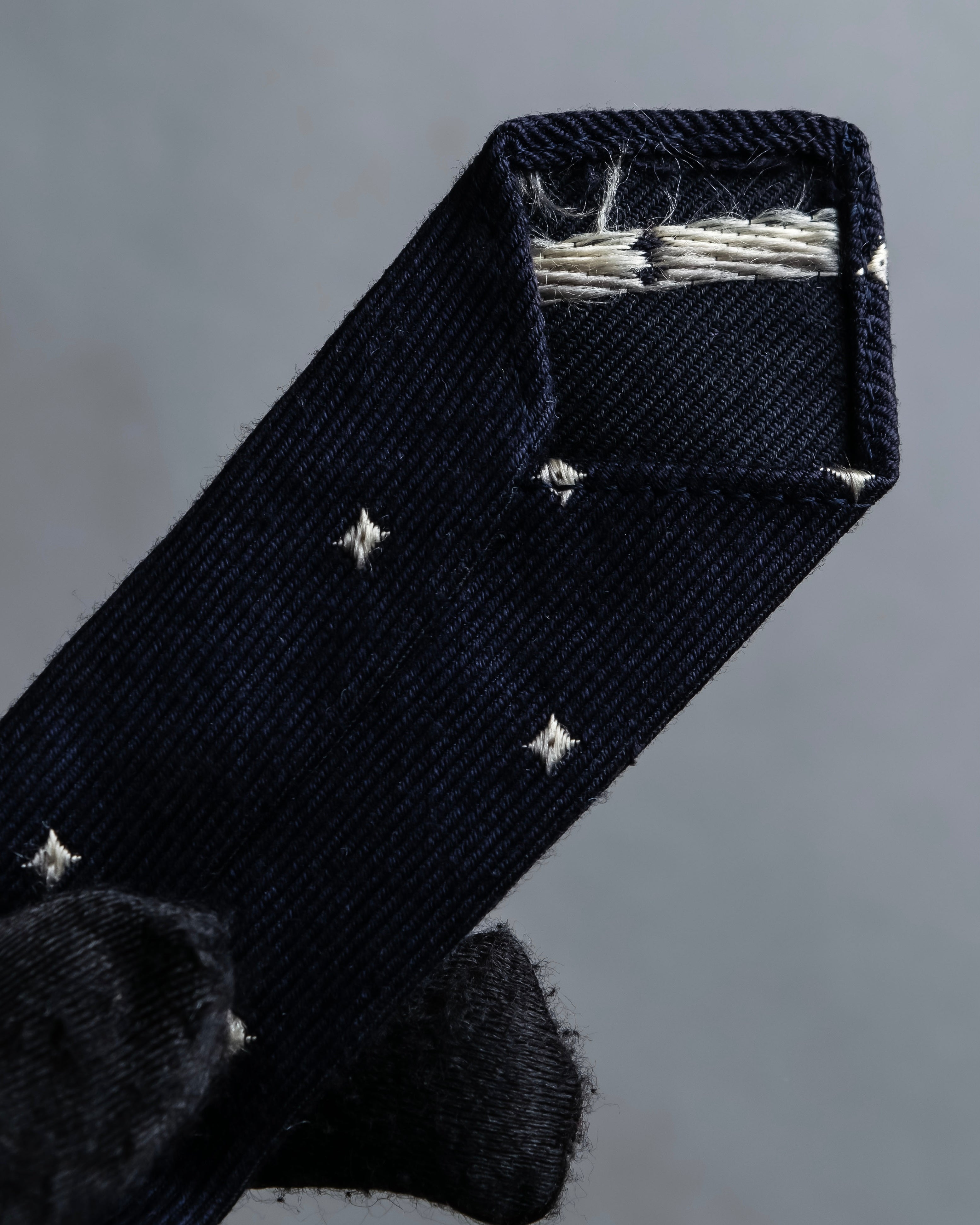 "COMME des GARCONS
 HOMME" Square diamond pattern sample necktie