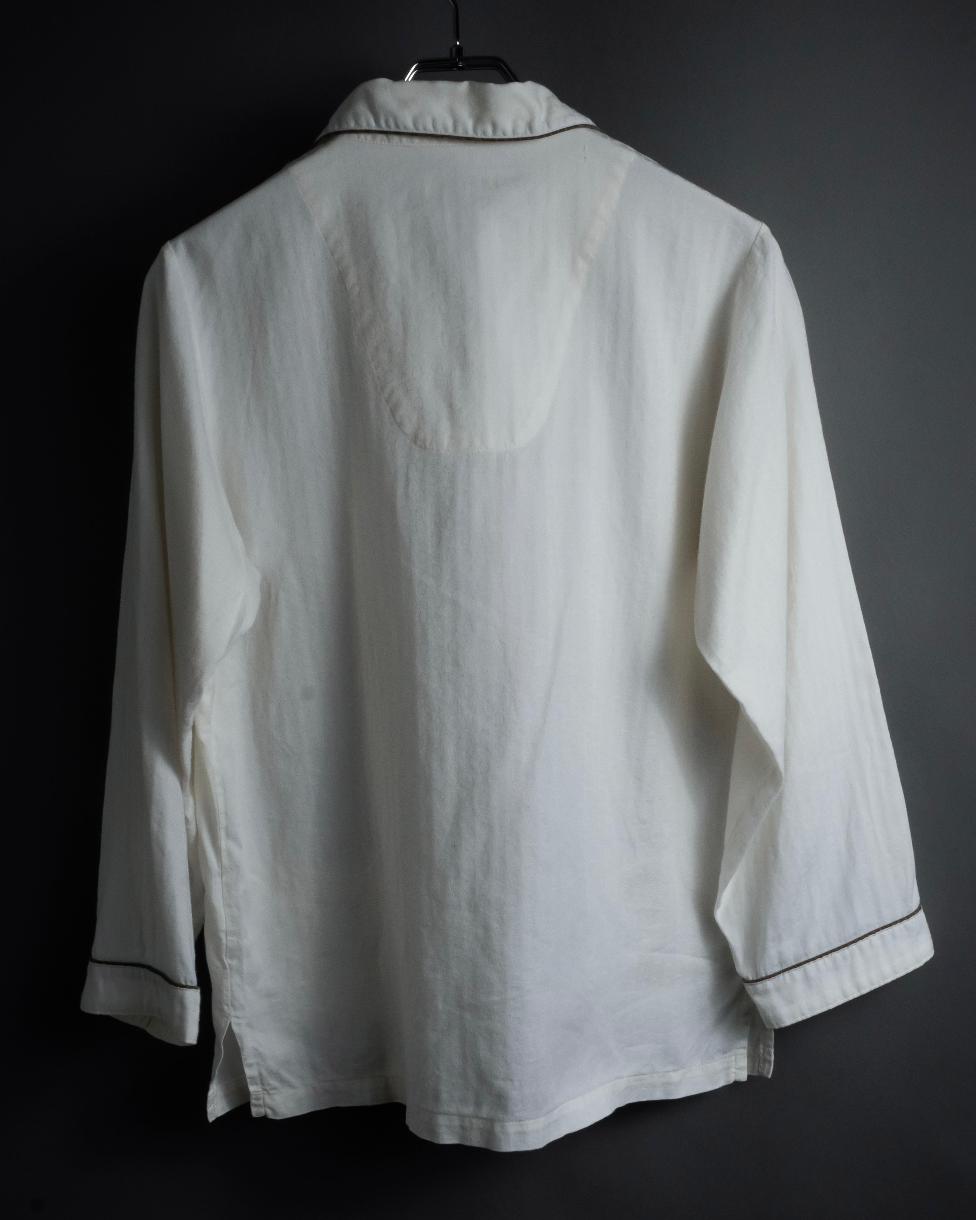 "CELINE" 90's-00's Macadam print pajama set up