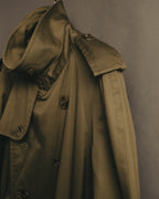 “Burberrys” 80’s Heritage check long trench coat