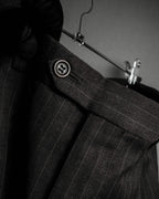 "ARMANI COLLEZIONI" Classic Italian tailoring stripe pattern set up