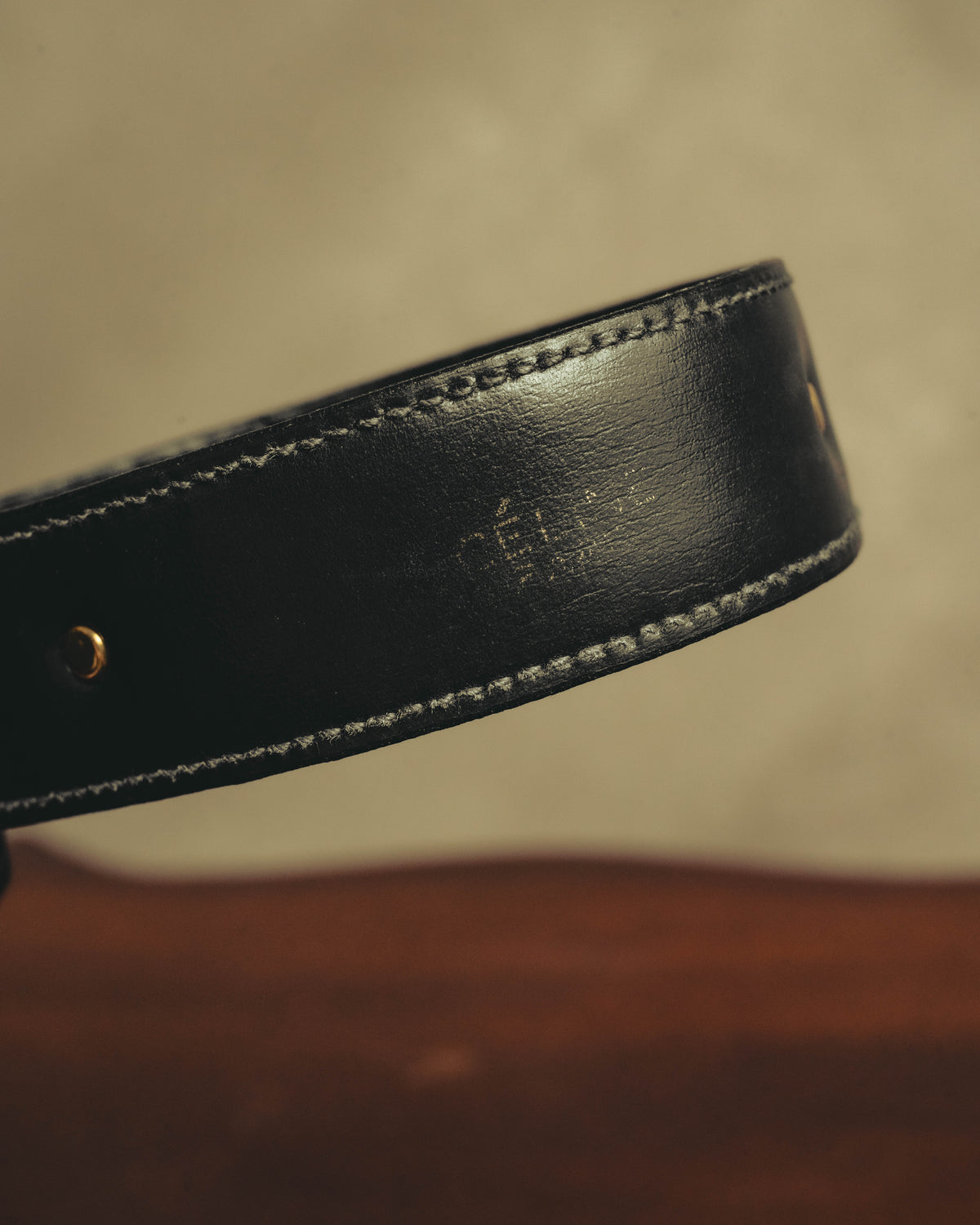 "CELINE" 90's-00's Classic horse carriage waist belt