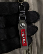 "PRADA" Military detail cotton jacket