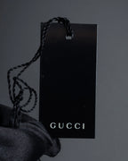 "GUCCI" Flower＆insect motif silk scarf