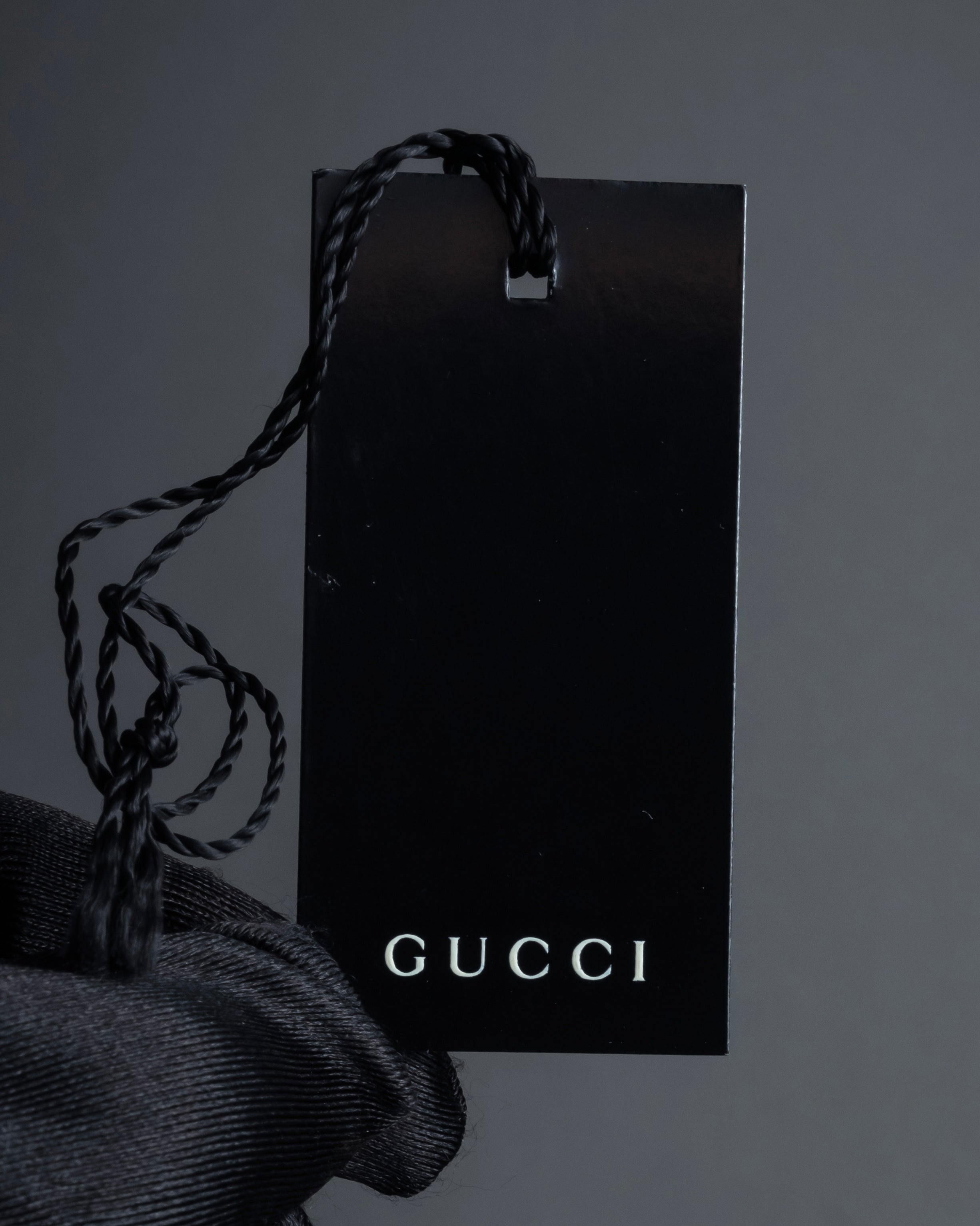 "GUCCI" Flower＆insect motif silk scarf