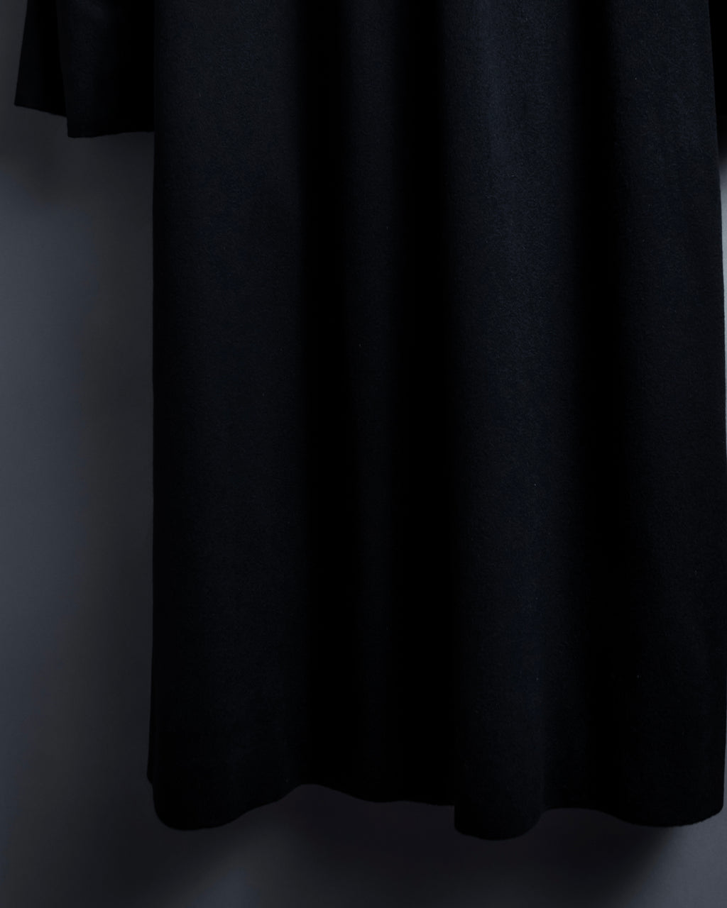 "Vintage raglan sleeve 100% cashmere stand-collar coat"