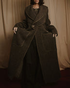 –SPECIAL– "FENDI"
Late 80s-early 90s oversized pile wool wrap coat