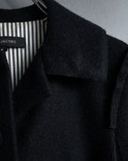 "Marc Jacobs" A soft flowing flared silhouette long coat