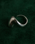 “Georg Jensen” 70’s-90’s Organic spiral silver ring