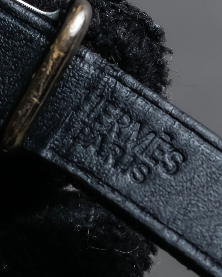 "HERMES" Layered design leather belt