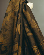 -SPECIAL- “LOEWE” 90’s-00’s Botanical anagram jacquard fringe stole