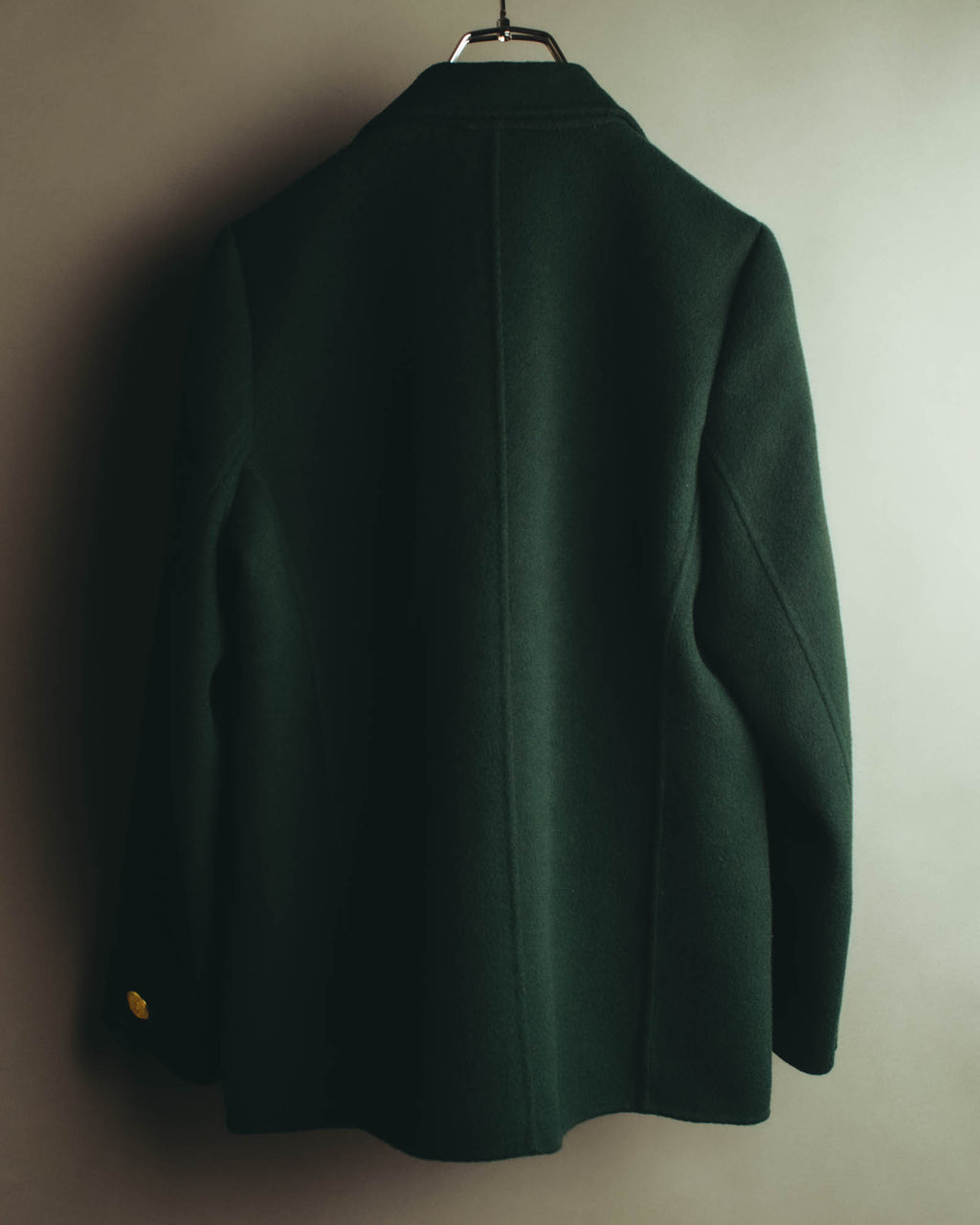 "Yves Saint Laurent" late 80's-early 90's Structured wool mohair double breasted coat