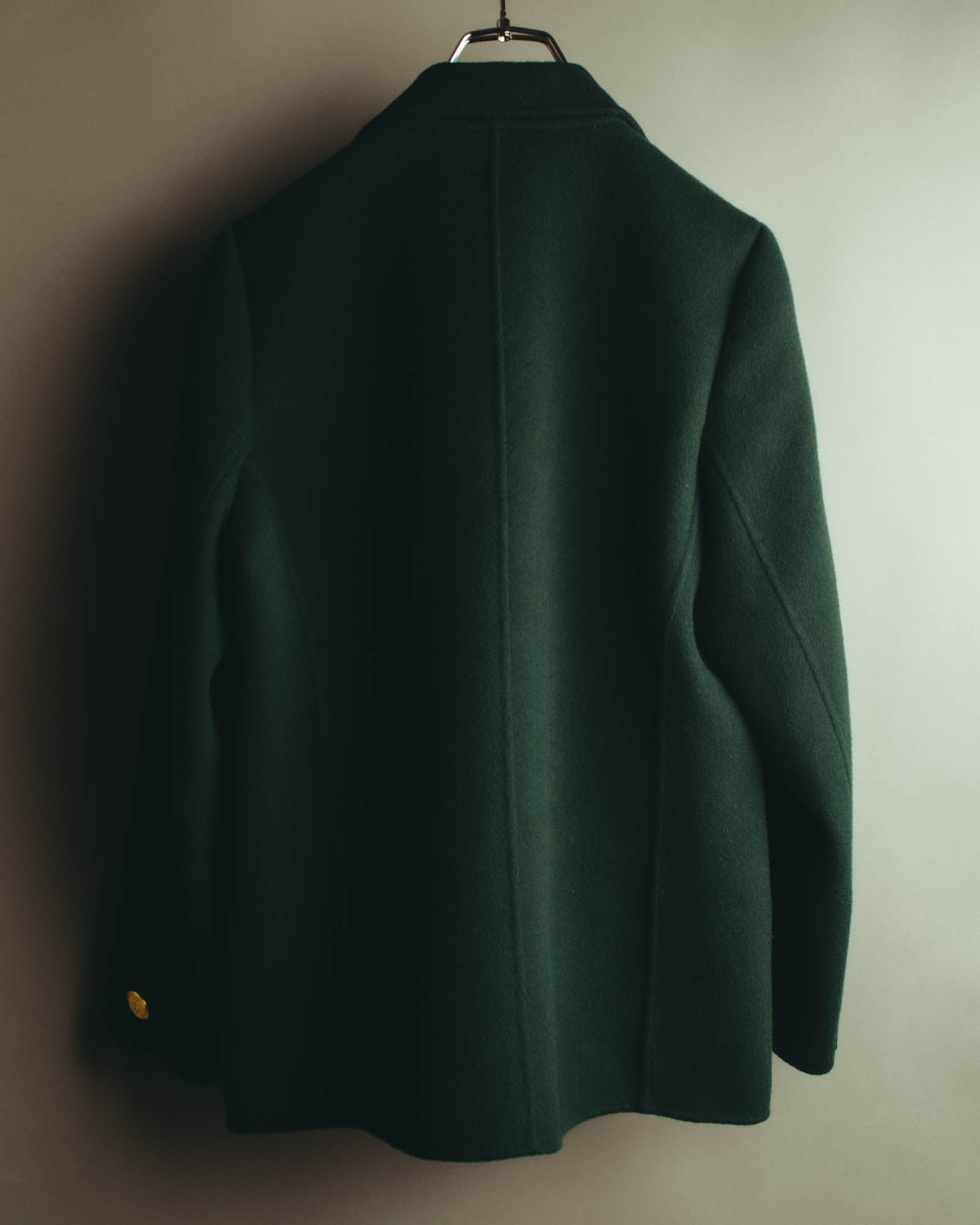 "Yves Saint Laurent" late 80's-early 90's Structured wool mohair double breasted coat