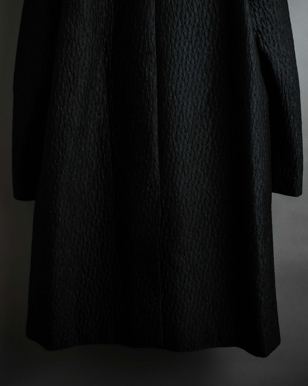 "DRIES VAN NOTTEN" Relief  jaguard uneven design chester coat