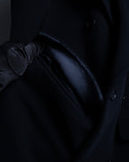 "STUDIO 0001 BY FERRE" Structured silhouette super long chester coat