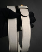 –SPECIAL– “GUCCI” Michele period Ribbon pearl embellished leather belt