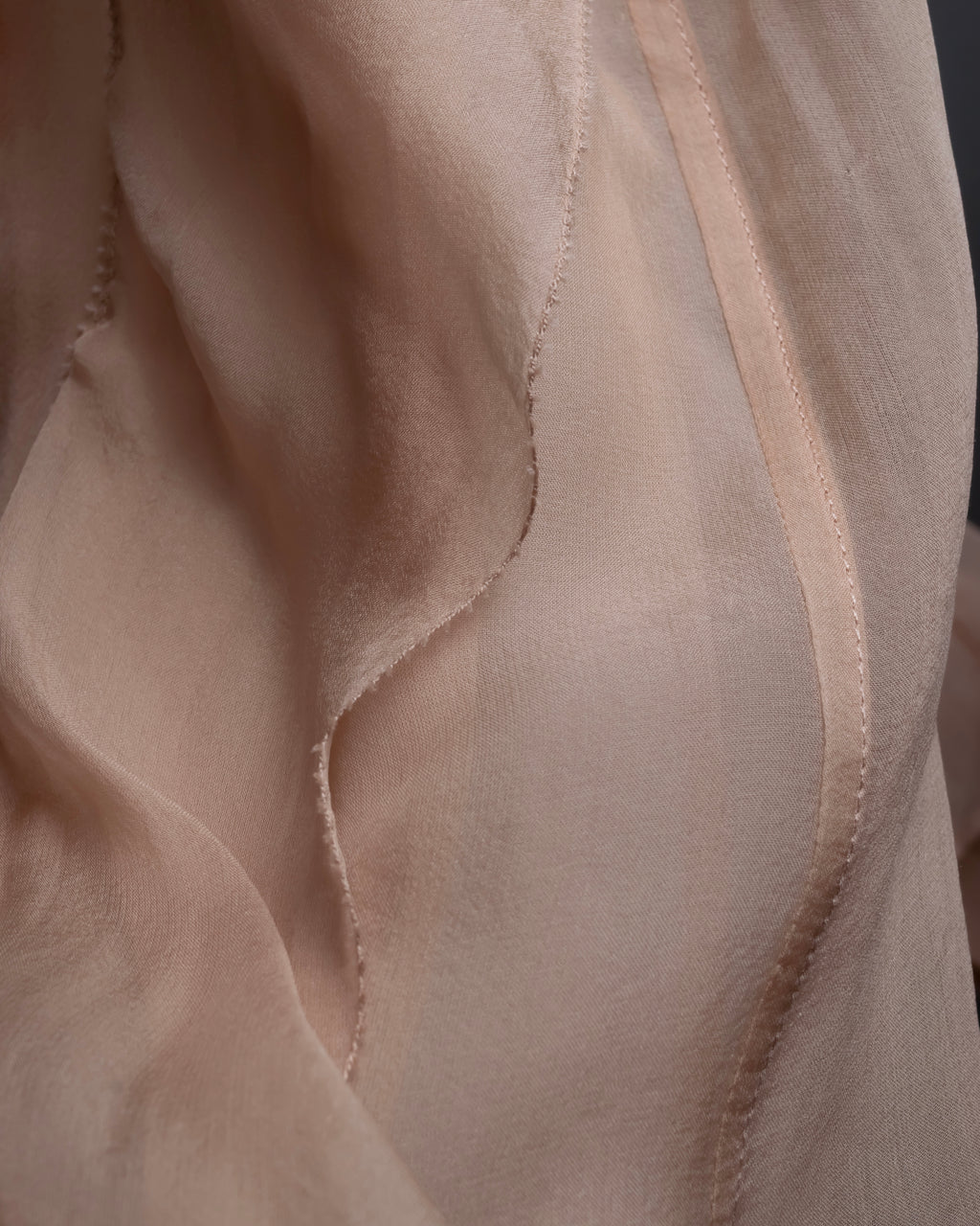 "VALENTINO" Ruffle detail sheer bowtie blouse