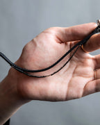 "GUCCI" Logo cat engraved leather bracelet