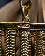 "GIVENCHY" 7 strand accordion chain choker necklace