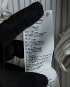 "MAISON MARGIELA" 16SS bowtie design striped long shirt