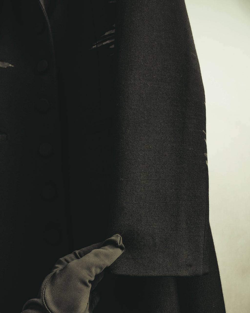"Bottega Veneta" 90's-00's Sculptural tailored long coat