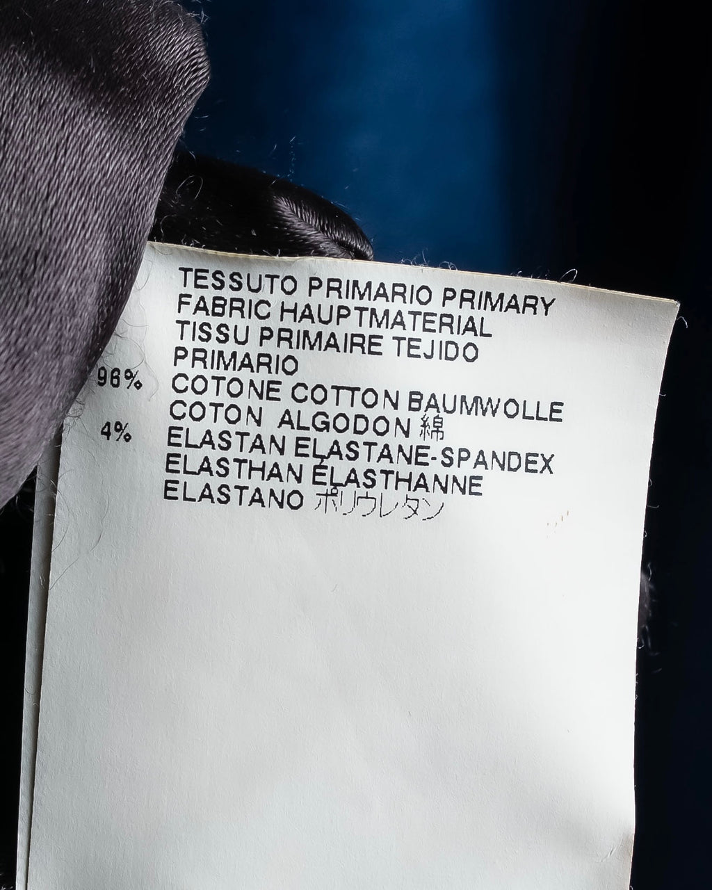 “MM6” front cut designed dennim long pull over