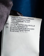 “MM6” front cut designed dennim long pull over