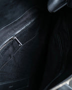 "BOTTEGA VENETA" 19AW Canvas & leather combination 2way bag