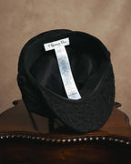 -SPECIAL- "Christian Dior" 20's Intricately embroidered botanical sailor cap