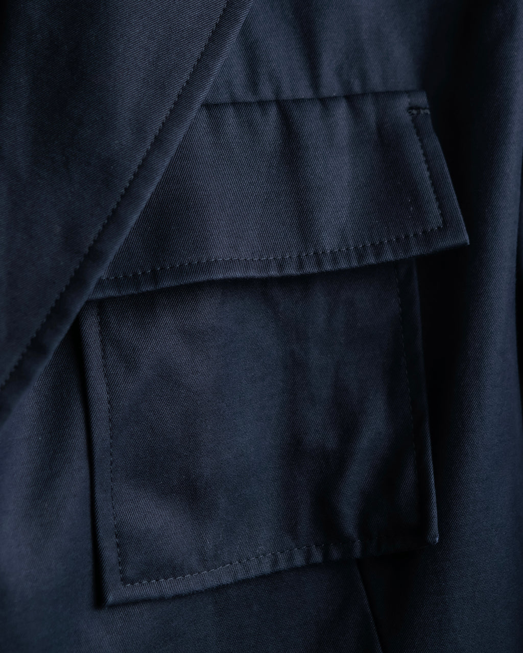 "Y's" 4 pocket military detail black tailored jacket