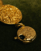 -SPECIAL- “YVES SAINT LAURENT” 80’s-90’s Lava texture statement bracelet