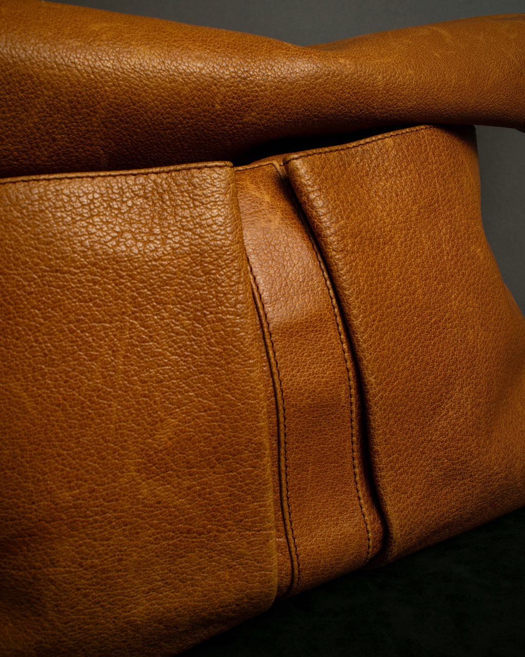 "MAISON MARGIELA" 12SS over flap design leather shoulder bag