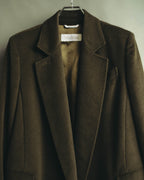 “Max Mara” 00’s Belted angora blend long coat