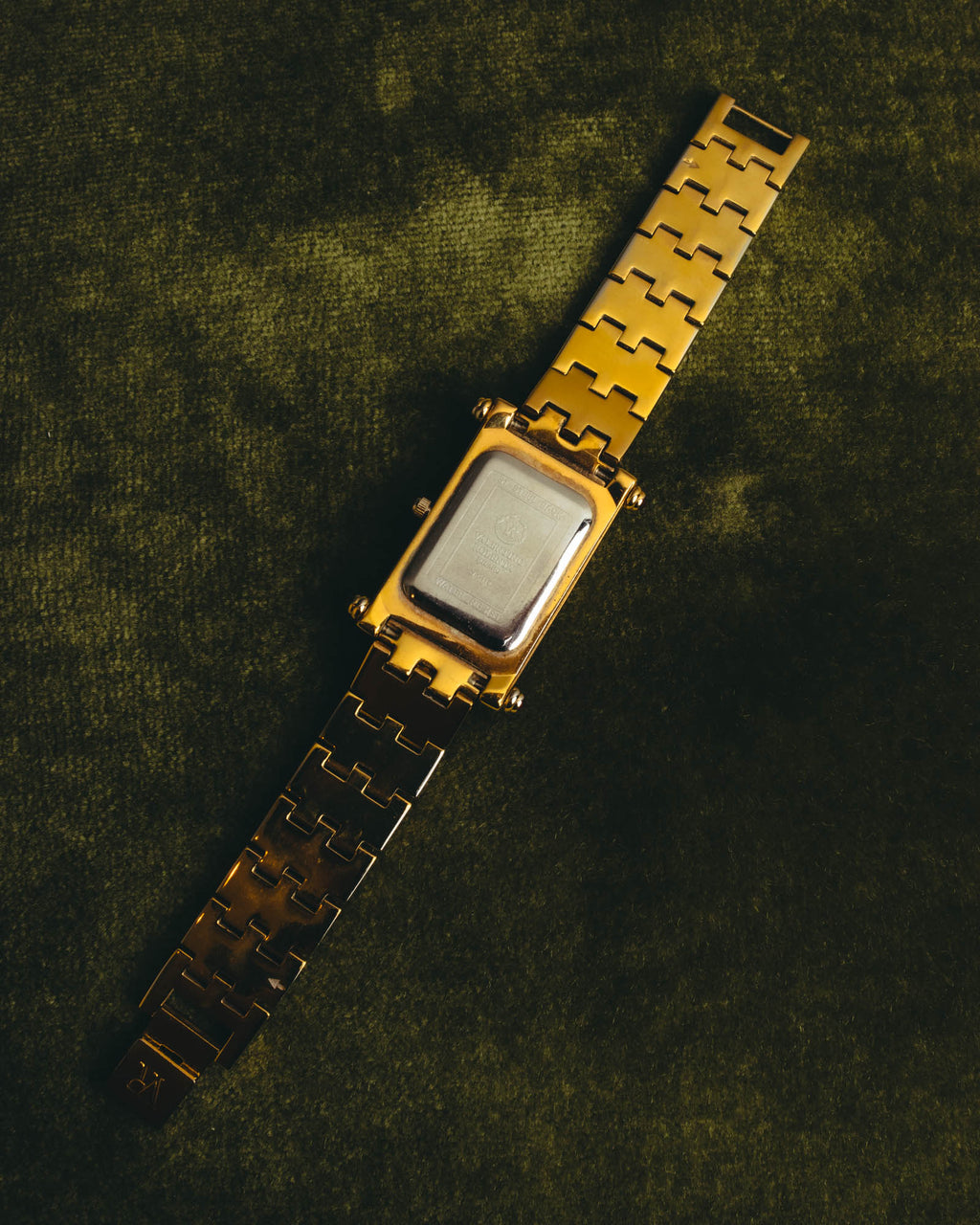 "VALENTINO ROLENTA" 90's-00's Decorative rhinestone quartz watch
