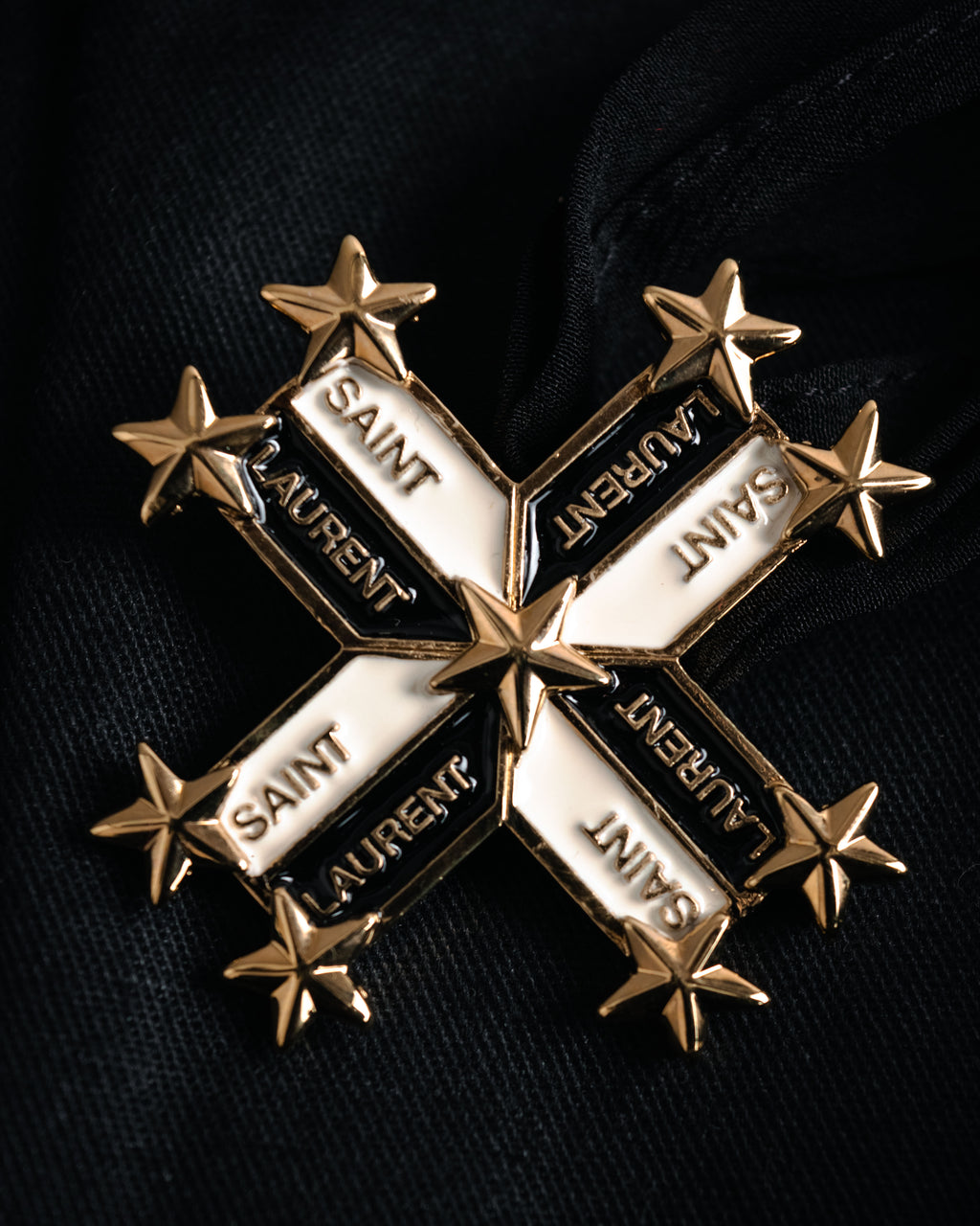 –SPECIAL– “SAINT LAURENT”
2013-2016 Cross star silk ribbon choker