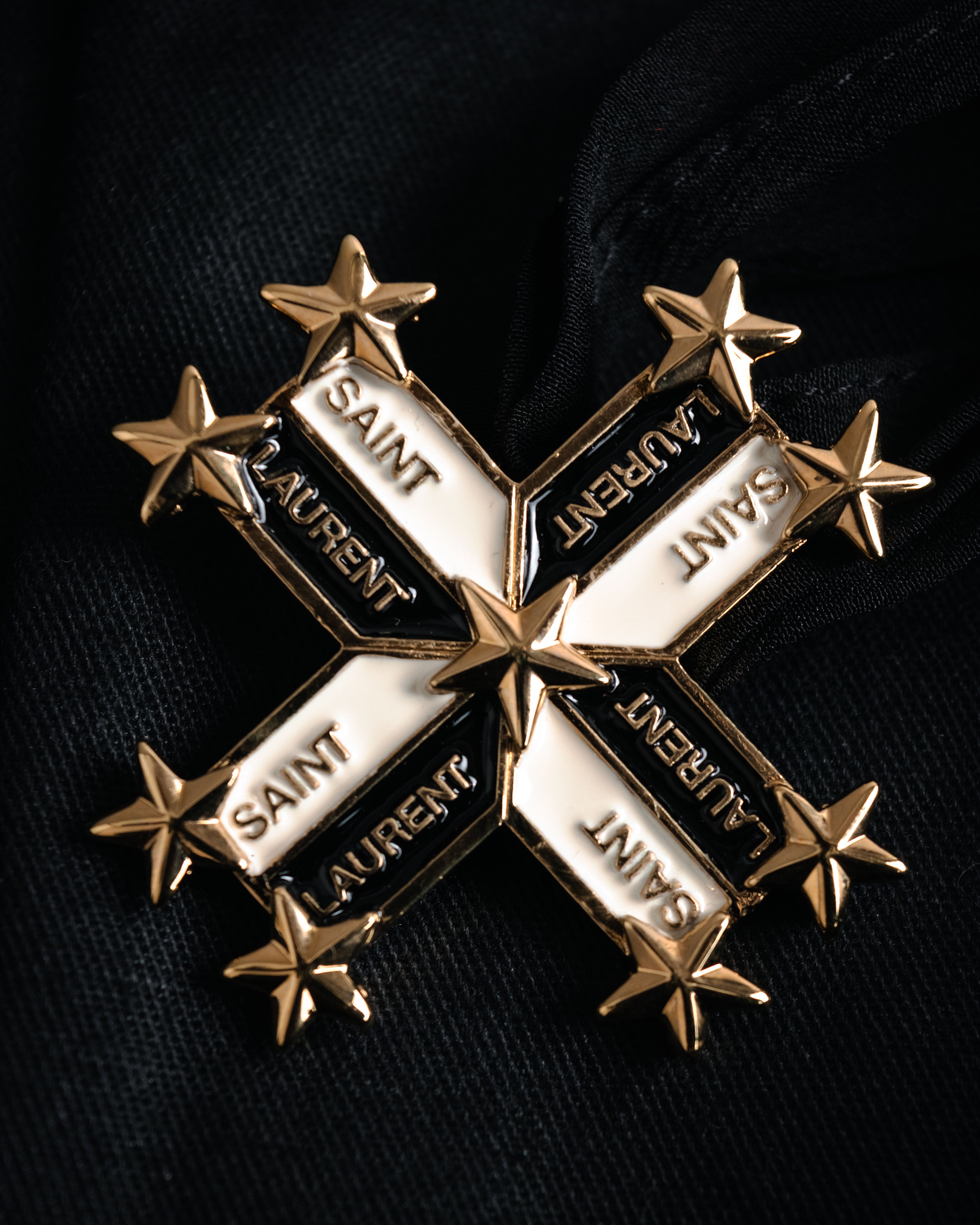 –SPECIAL– “SAINT LAURENT”
2013-2016 Cross star silk ribbon choker