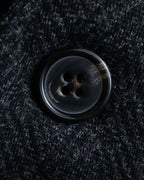 "POLO Ralph Lauren" Herringbone weave charcoal gray tailored jacket