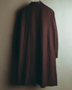-SPECIAL- “DRIES VAN NOTEN” 90’s–00’s Rayon linen tailored long jacket and shorts set up