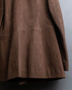 "LOEWE" Three-dimensional ribbed lamb leather set up