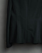 "EMILIO PUCCI" 00's-10's Gold buttoned tailored wool blazer
